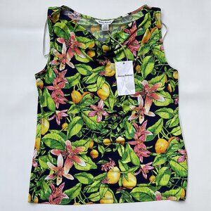 Tommy Bahama Women’s Carmela Buds And Bees Tank Top Size S